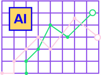 illustration of a icon measure roi