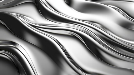 Abstract Silver Waves.