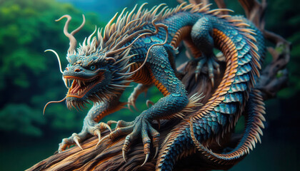 Obraz premium 龍（ドラゴン） 子供