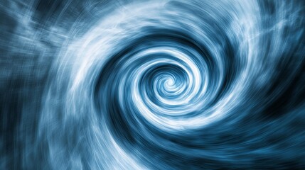 Futuristic blue time tunnel with light painting effects, abstract technological background for innovation and digital advancement.