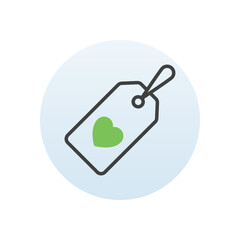 Tag vector icon