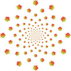 Holi Festival Burst of Colors Mandala Painted Spray Grunge Abstract Background.