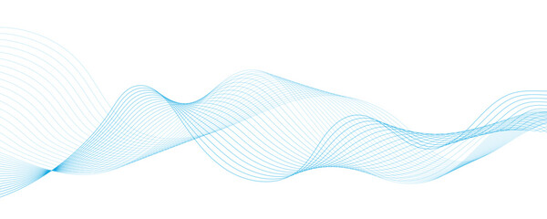 Abstract blue wave background