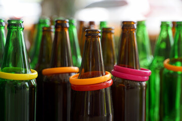 Bottle Ringtoss is a game of throwing rings into a bottle. It is an activity played at temple fairs for a chance to win prizes.