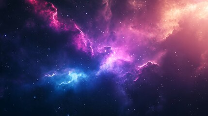 colorful nebula galaxy