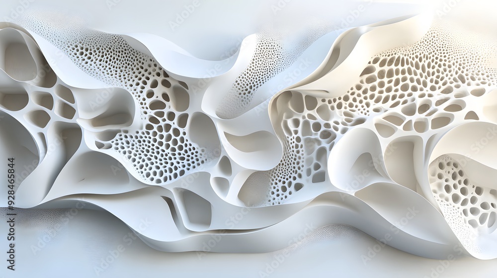 Poster 27. abstract 3d wall art showcasing layered geometric shapes and intricate patterns isolated on a pr