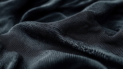 Naklejka premium Detailed close-up of fabric with a textured weave pattern, offering a sense of depth and tactile quality
