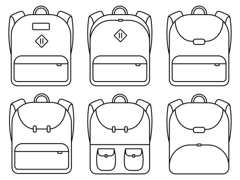 Explore our diverse Vector Backpacks Collection tailored for Marketing and Design needs