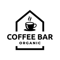 Coffee logo vector icon illustration hipster retro vintage