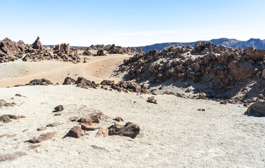 Lava Fields, Pumice Volcano Stones Texture, Volcanic Pumice Pattern, Pieces of Lava, Basalt Extrusive Igneous Rock
