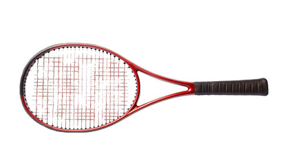 tennis racket and ball sports equipment icon isolated 3d render illustration