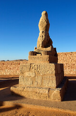 Sphinx of Ramesses II at the Temples of Wadi es-Sebua, Egypt