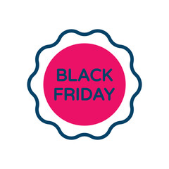 Black Friday Sales vector icon