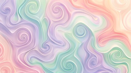 Fototapeta premium abstract colorful background with waves swirling marble pastel colors