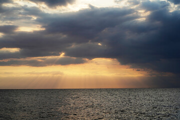 Evening, Baltic see