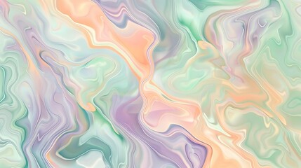 abstract colorful background with waves swirling  marble pastel colors