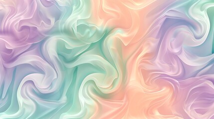 Fototapeta premium abstract colorful background with waves swirling marble pastel colors