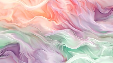Obraz premium abstract colorful background with waves swirling marble pastel colors