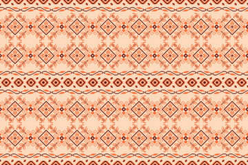 Beautifully arranged floral patterns in orange tones.