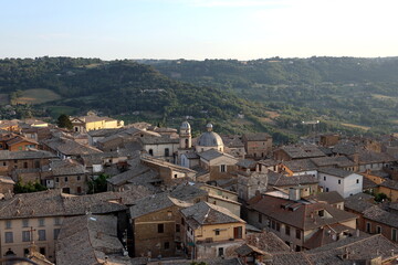 Obraz premium Blick über die Dächer von Orvieto