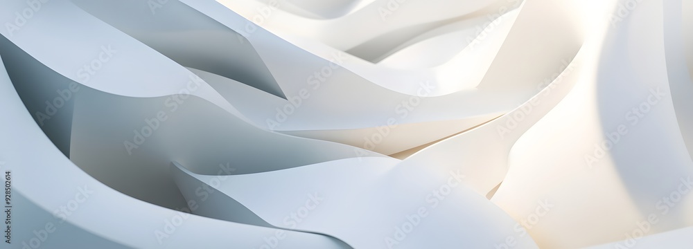 Aufkleber 49. abstract 3d design showcasing layered shapes and sleek surfaces forming a modern geometric patte