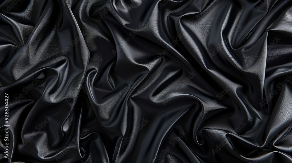 Aufkleber abstract black background with smooth gradient and subtle texture – ideal for design, art, and creat