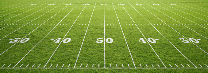 American football field 