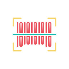 Barcode vector icon