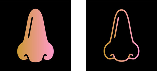 Nose Vector Icon