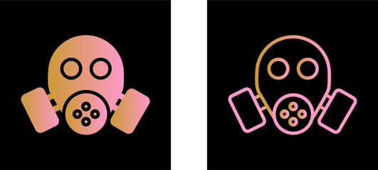 Gas Mask Vector Icon