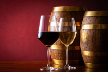 ワインと熟成樽　