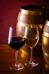 ワインと熟成樽　