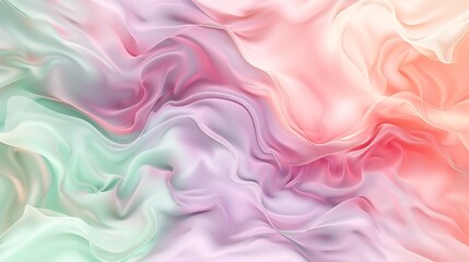 Obraz premium abstract colorful background with waves swirling marble pastel colors