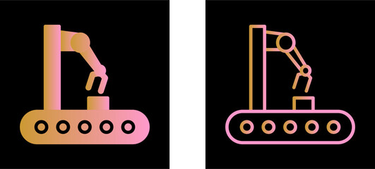 Conveyor Vector Icon