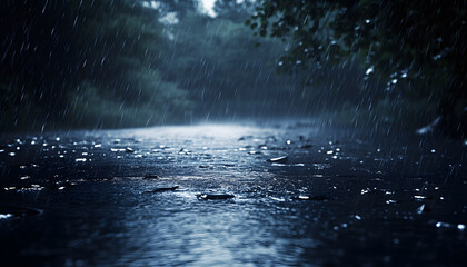 rainy day scene wallpaper