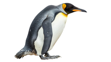 Fototapeta premium Penguin bird isolated on transparent background, PNG