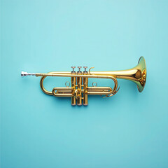 Obraz premium trumpet isolated on white