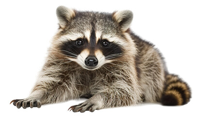 Obraz premium Raccoon isolated on transparent background, PNG