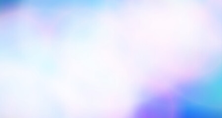 A soft, abstract background featuring blurred blue and pink hues, creates a dreamy and ethereal atmosphere