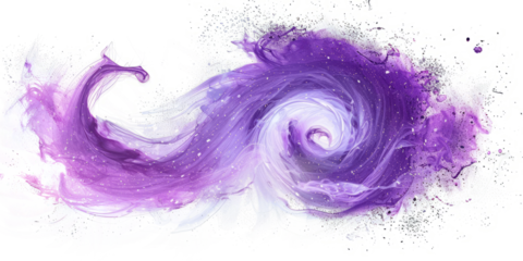 Dynamic magical whirlwind, representing a powerful enchantment spell, on a clean white background.