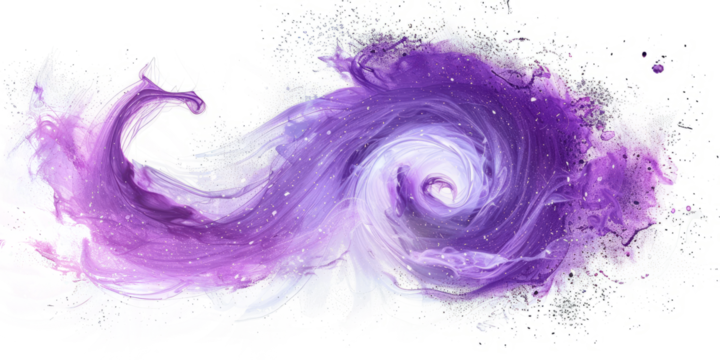 Dynamic magical whirlwind, representing a powerful enchantment spell, on a clean white background.