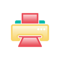 Printer vector icon