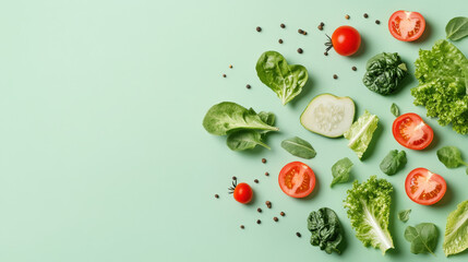 Fresh ripe cherry tomatoes and green cucumbers on a white plate