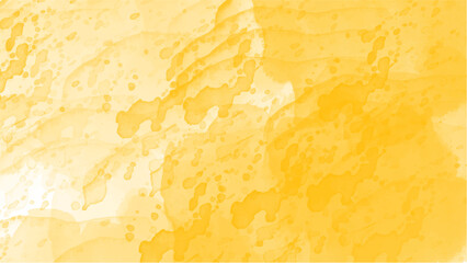 Abstract yellow watercolor background.Hand painted watercolor. vector
