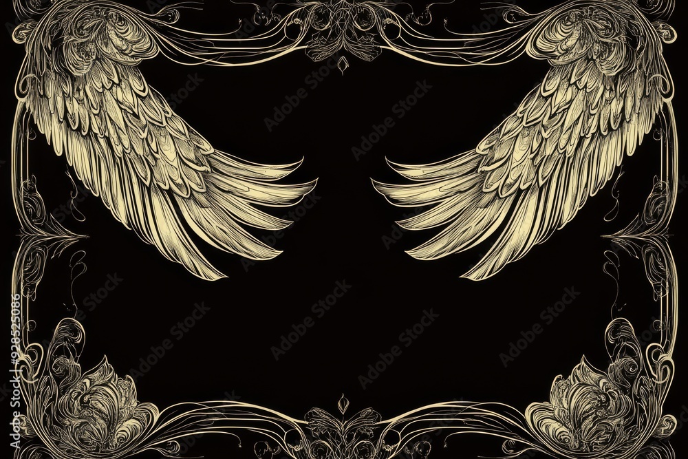 Aufkleber borders for egyptian games. an ornamental border with a golden ui frame set. stock image.