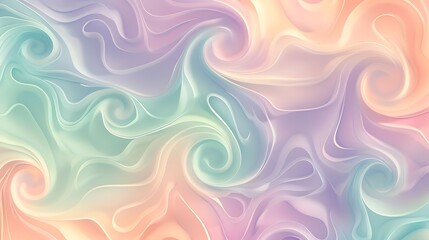 Obraz premium abstract colorful background with waves swirling marble pastel colors