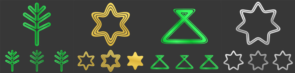 Line logo design collection