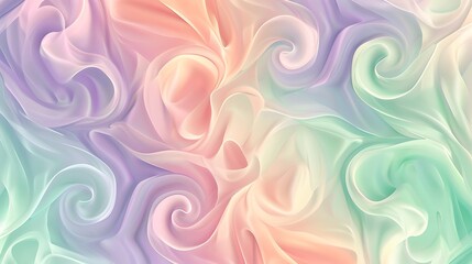 Obraz premium Abstract Watercolor Background with orange, cyan, pink and Peach Tones