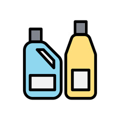Obraz premium Liquid floor cleaner icon