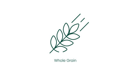 whole grain icon vector illustration 